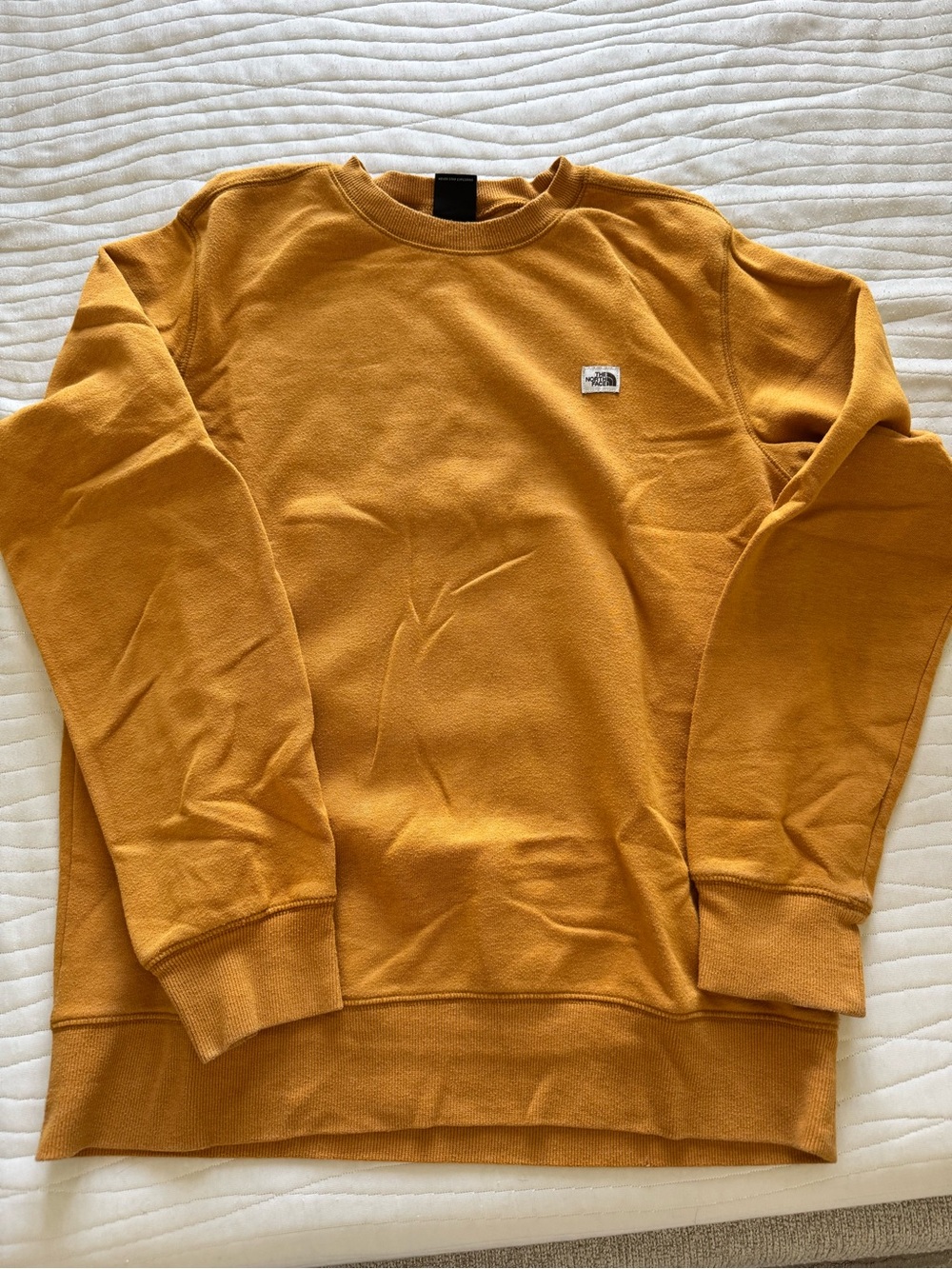 The North Face Men's Crewneck Sweatshirt - Mustard Yellow